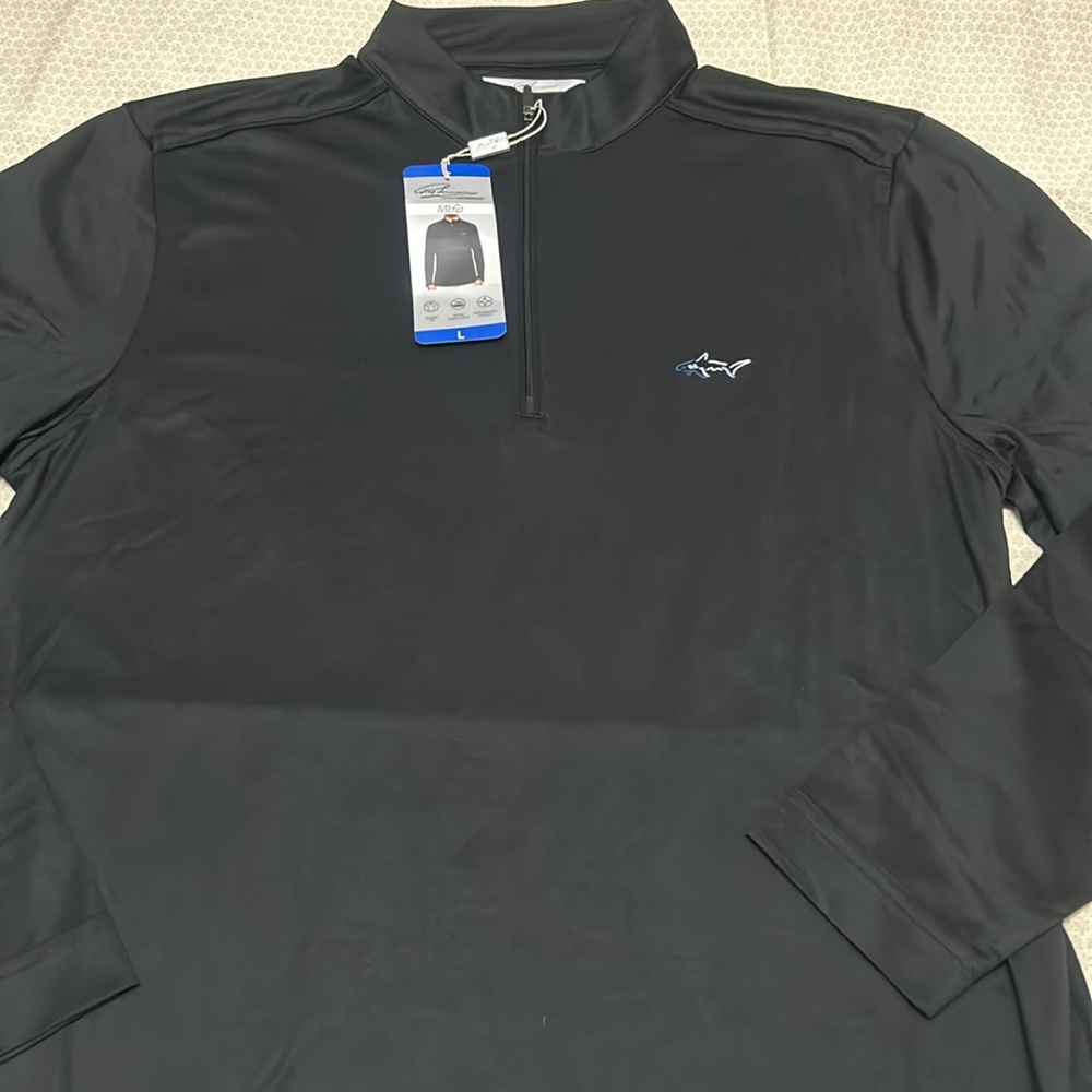 NWT Greg Norman Men’s Active Quarter Zip Classic Shirt size L